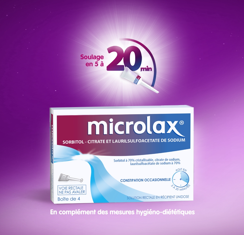 Microlax - Constipation occasionnelle